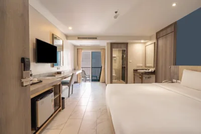 市街の景色を望むスーペリア・ダブルまたはツインルーム — Andakira Hotel